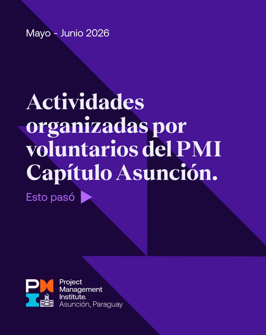 Actividades presenciales del capítulo en mayo y junio